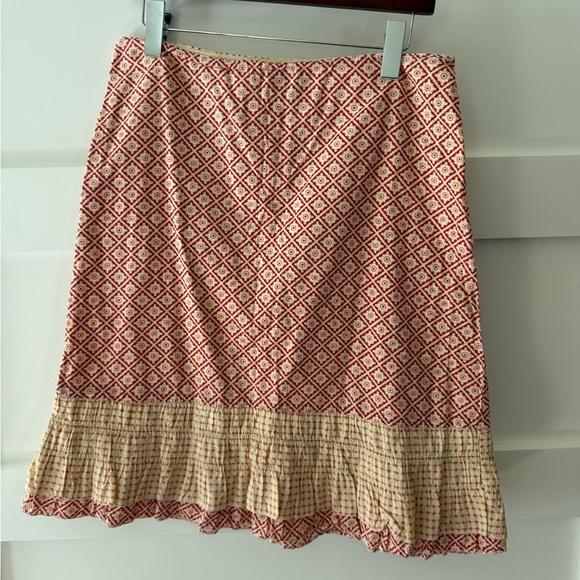 American Eagle Outfitters Dresses & Skirts - American Eagle Outfitters Red and Cream A-Line Skirt